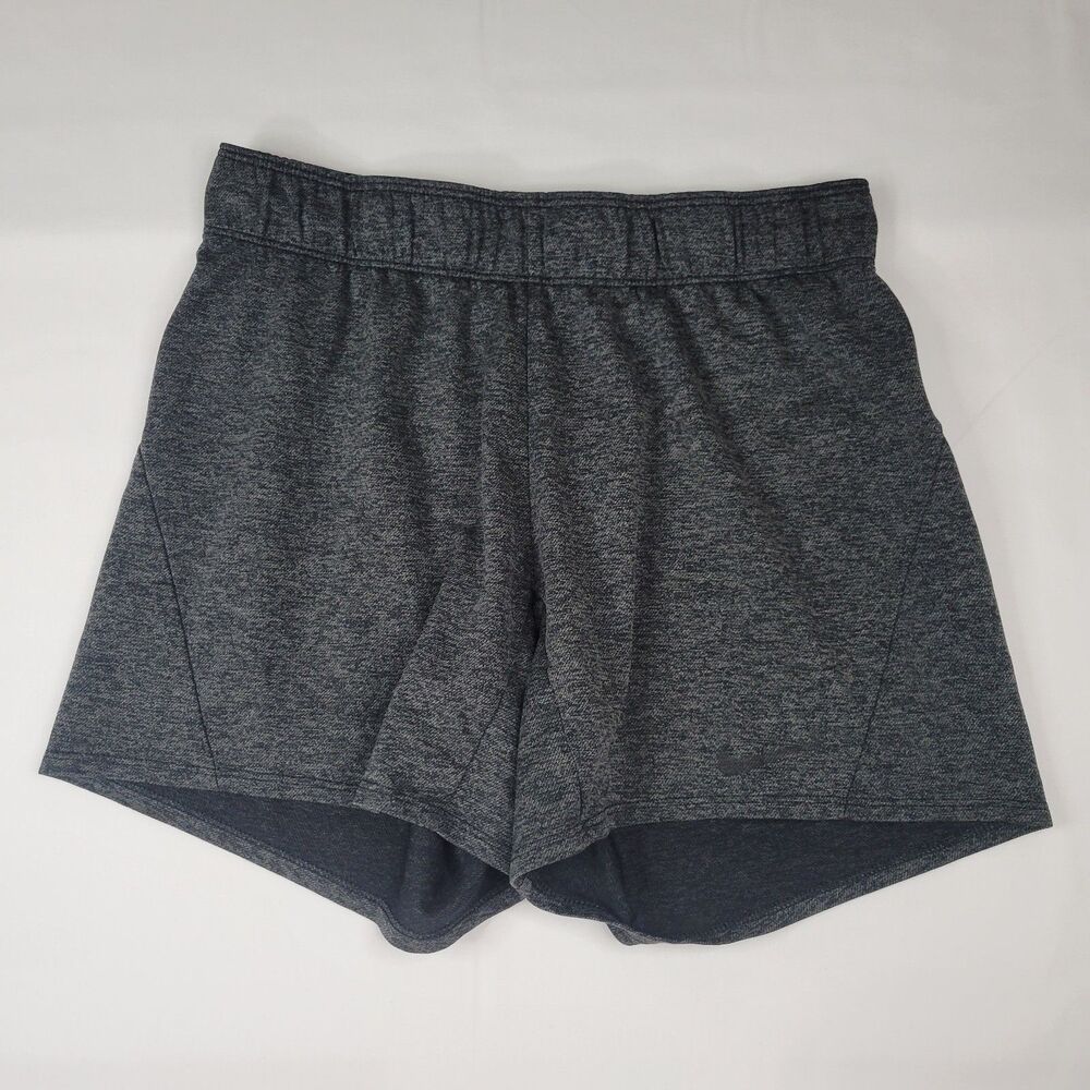 Nike Dri-Fit 5" shorts charcoal gray heather women's XS